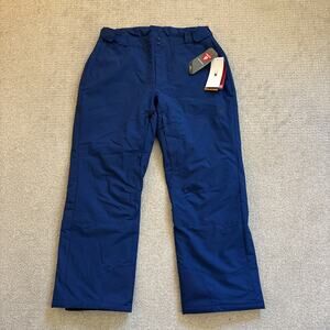 Spyder Traction Snow Pants Men's 2XL Blue Insulated Ski Snowboard Waterproof NWT